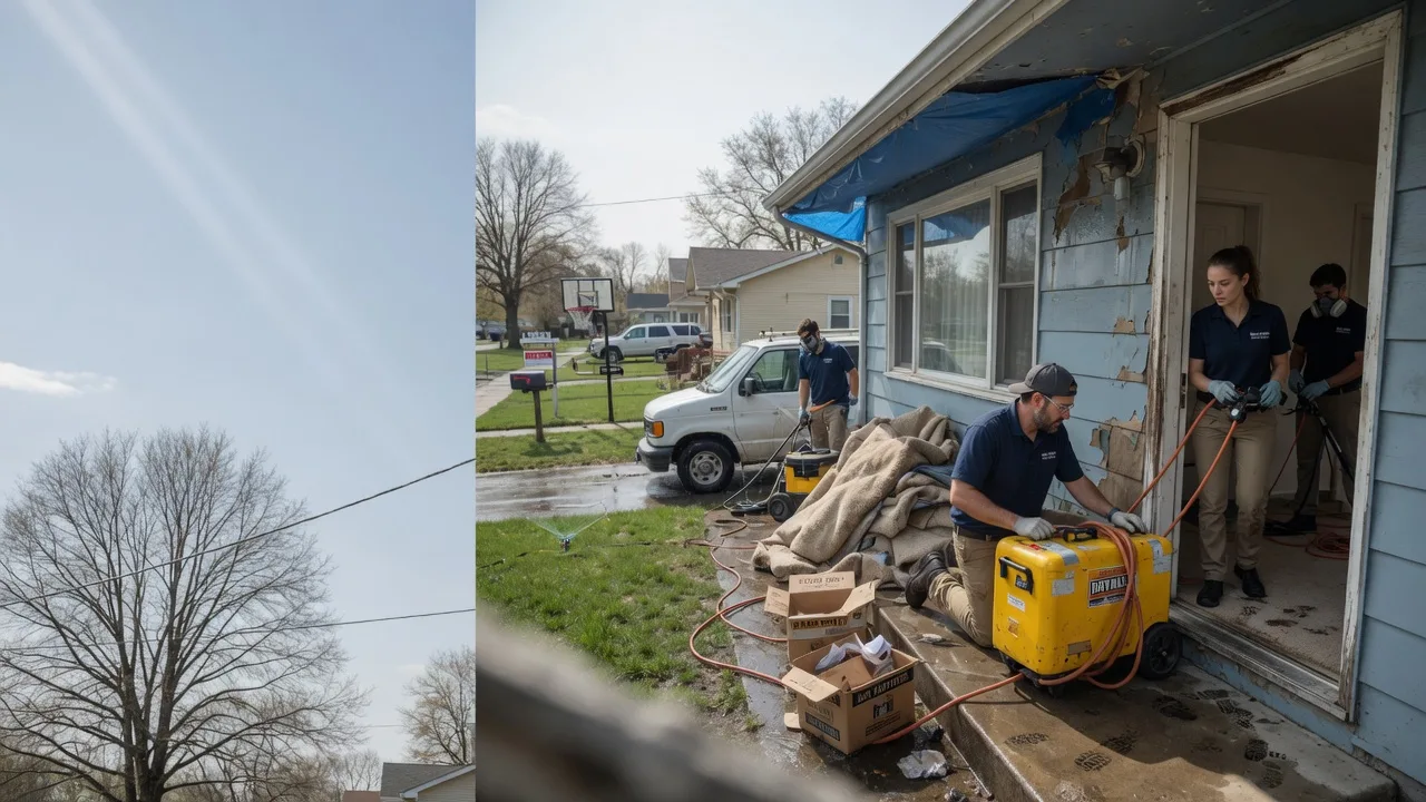 Basement Flood Cleanup in Amanda, OH near me